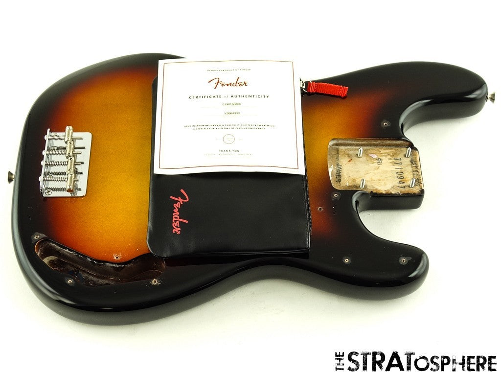 Fender AV II American Vintage 1960 Precision P BASS BODY +HARDWARE 3TS