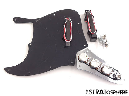 Fender Squier Affinity 5 String Jazz Bass V LOADED PICKGUARD, J Bass, Black