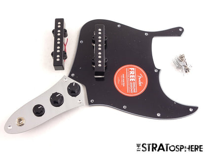 Fender Squier Affinity 5 String Jazz Bass V LOADED PICKGUARD, J Bass, Black