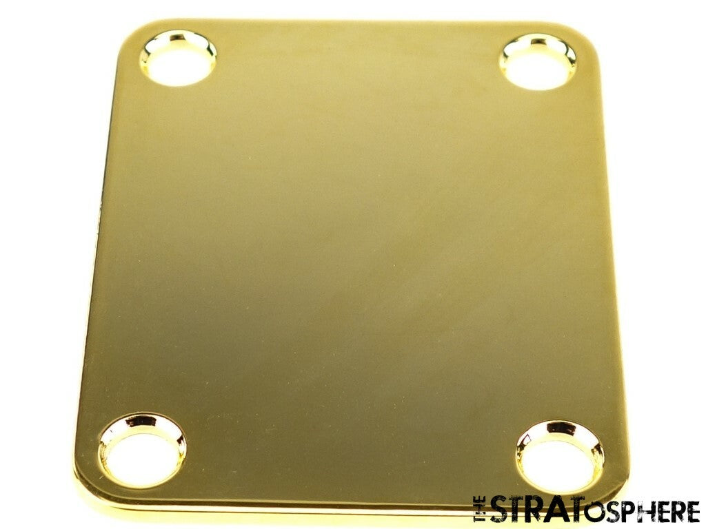 NEW NECK PLATE for Fender Stratocaster Telecaster Strat Tele Gold STR-NP-G