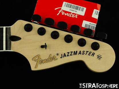 Fender JIM ROOT Jazzmaster V4 NECK & LOCKING TUNERS Bound Guitar Thin ''C'' Ebony