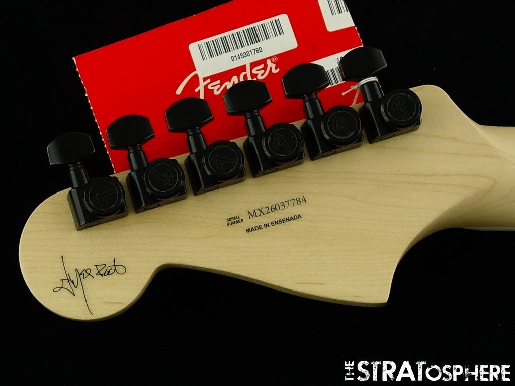 Fender JIM ROOT Jazzmaster V4 NECK & LOCKING TUNERS Bound Guitar Thin ''C'' Ebony