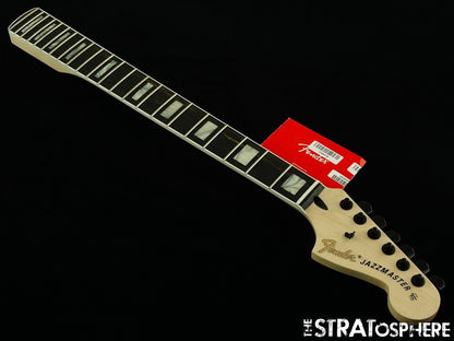 Fender JIM ROOT Jazzmaster V4 NECK & LOCKING TUNERS Bound Guitar Thin ''C'' Ebony