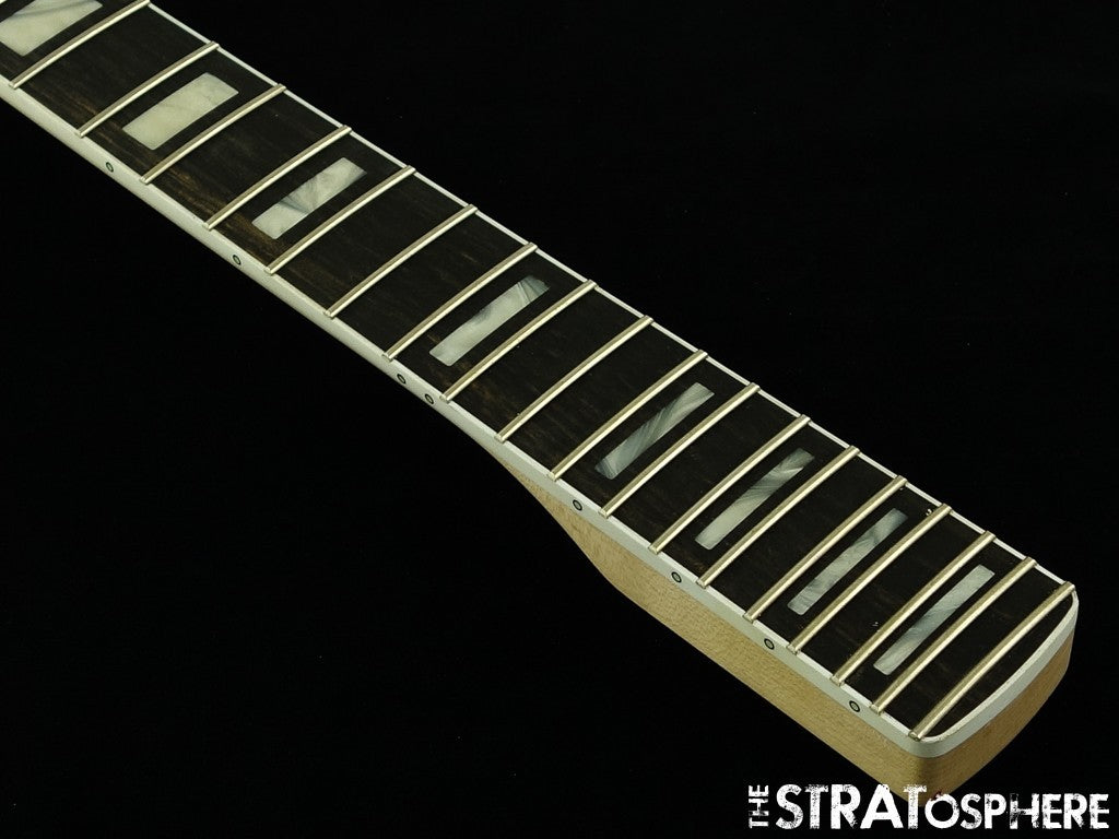 Fender JIM ROOT Jazzmaster V4 NECK & LOCKING TUNERS Bound Guitar Thin ''C'' Ebony