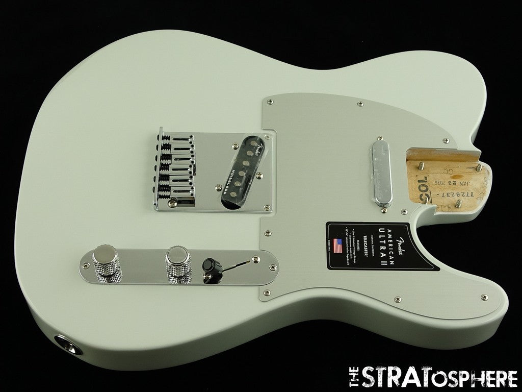 Fender American Ultra II Tele LOADED BODY USA Telecaster S-1 Switch Avalanche