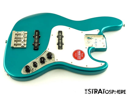 Fender Squier Classic Vibe Active 70s Jazz Bass, LOADED BODY OCT Ocean Turquoise