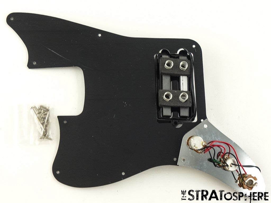 Fender Squier Affinity Jaguar Bass H LOADED PICKGUARD, Guitar Parts, Black.