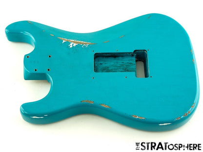 Fender USA Custom Shop Custom Strat Pro 2025 Relic BODY, Taos Turquoise W25