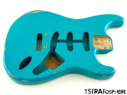 Fender USA Custom Shop Custom Strat Pro 2025 Relic BODY, Taos Turquoise W25