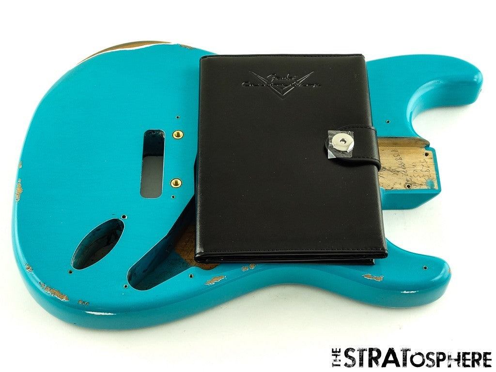 Fender USA Custom Shop Custom Strat Pro 2025 Relic BODY, Taos Turquoise W25