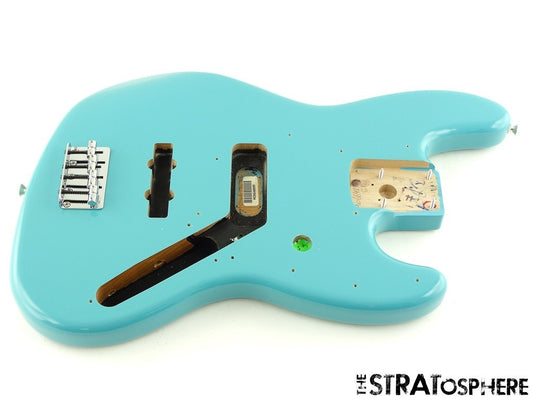Fender Player II Jazz J Bass BODY & HARDWARE, Modern Guitar Parts Aquatone Blue