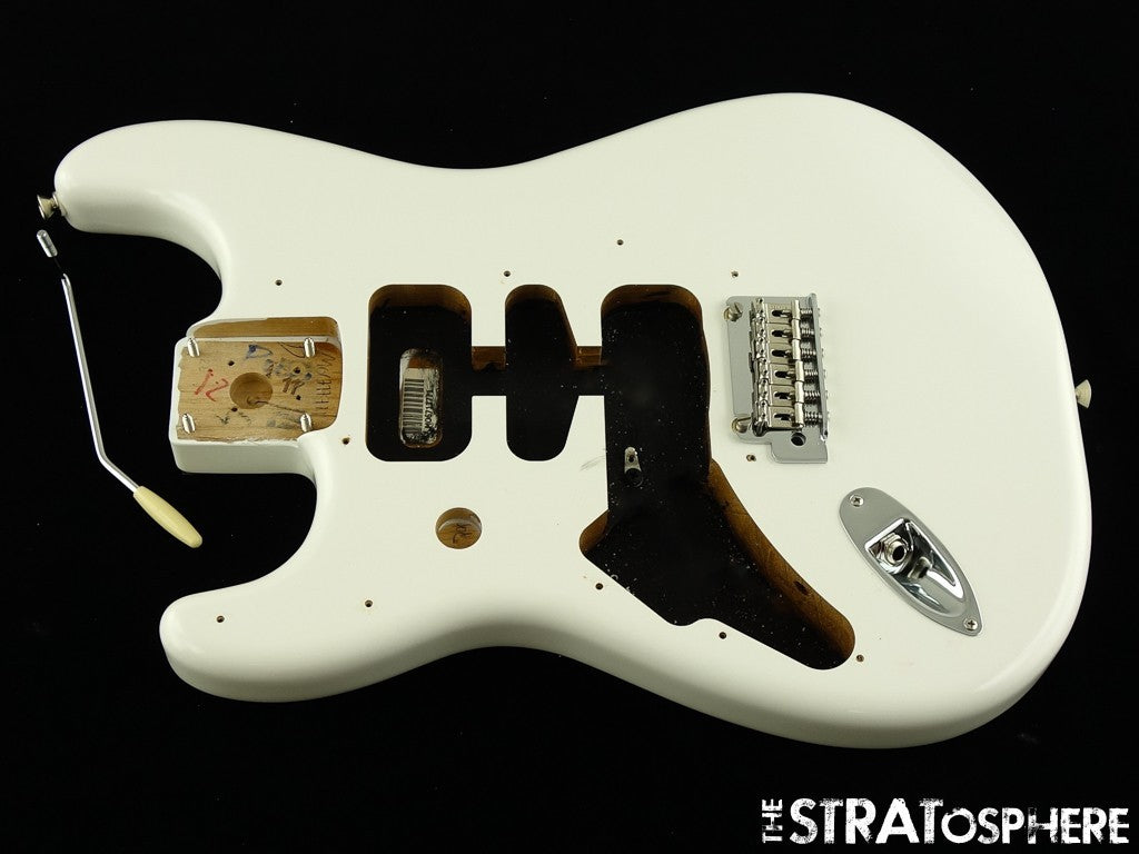 LEFTY Fender Player II Stratocaster BODY + HARDWARE, Strat Alder Polar White