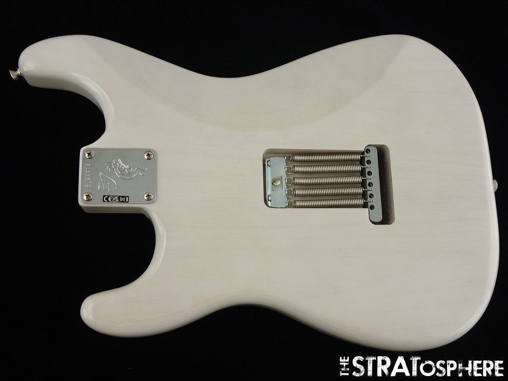 USA Fender ERIC JOHNSON Strat BODY + HARDWARE American Nitro, White Blonde