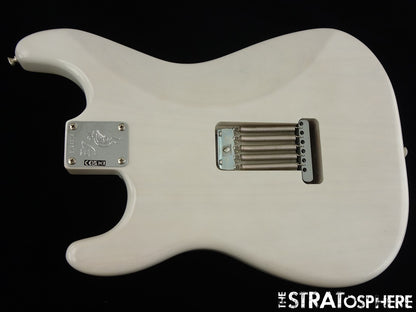 USA Fender ERIC JOHNSON Strat BODY + HARDWARE American Nitro, White Blonde