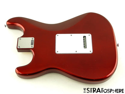 Fender Standard Stratocaster Strat BODY & HARDWARE, Poplar, Candy Cola