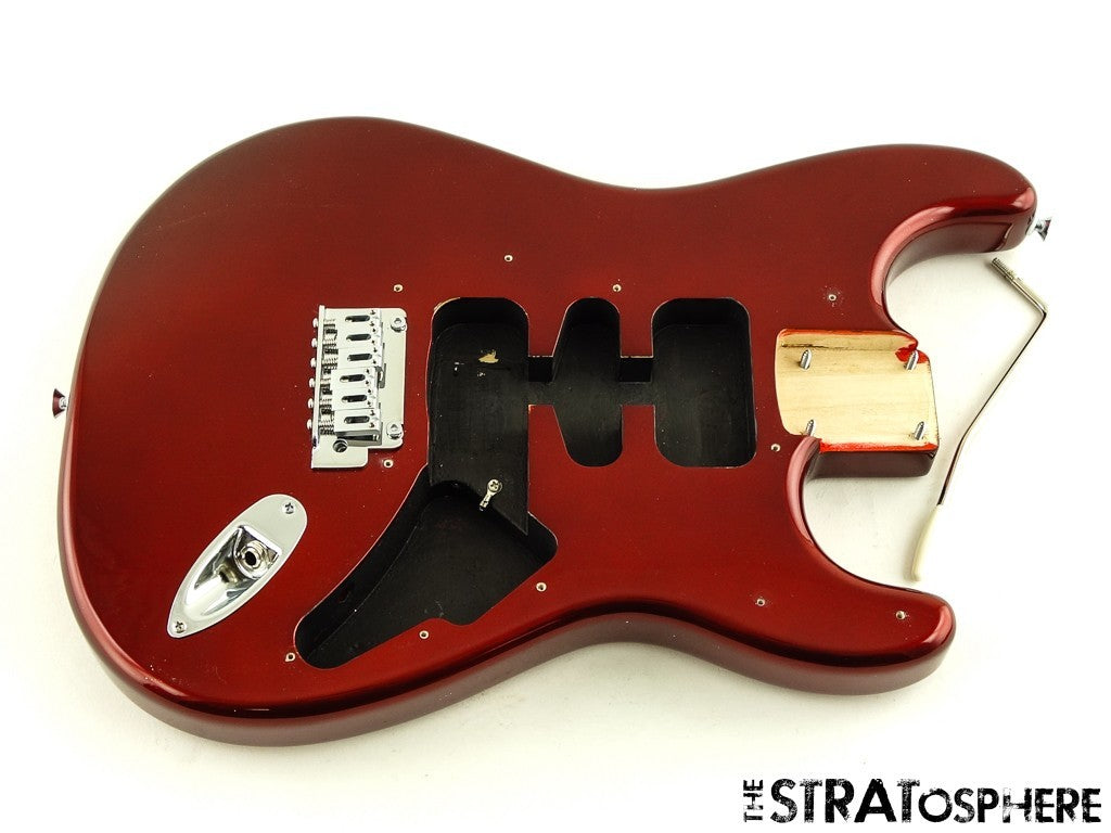 Fender Standard Stratocaster Strat BODY & HARDWARE, Poplar, Candy Cola