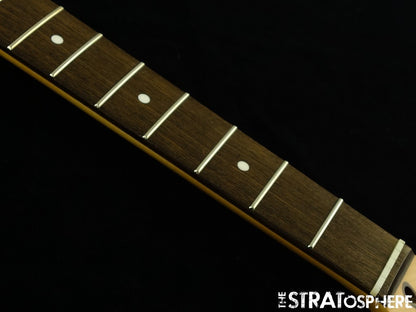 Fender Standard Stratocaster Strat, NECK, Modern ''C'' Parts, Indian Laurel