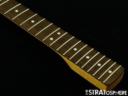 Fender Standard Stratocaster Strat, NECK, Modern ''C'' Parts, Indian Laurel