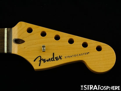 Fender Standard Stratocaster Strat, NECK, Modern ''C'' Parts, Indian Laurel