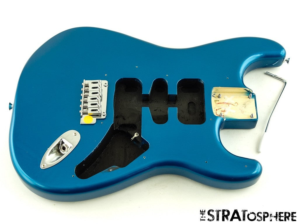 Fender Standard Stratocaster Strat BODY & HARDWARE, Poplar Aqua Marine Metallic