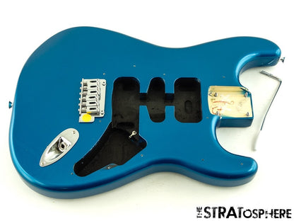 Fender Standard Stratocaster Strat BODY & HARDWARE, Poplar Aqua Marine Metallic