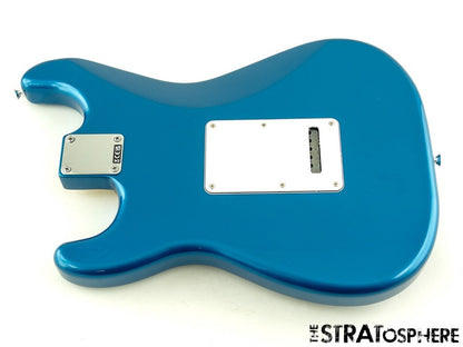 Fender Standard Stratocaster Strat BODY & HARDWARE, Poplar Aqua Marine Metallic