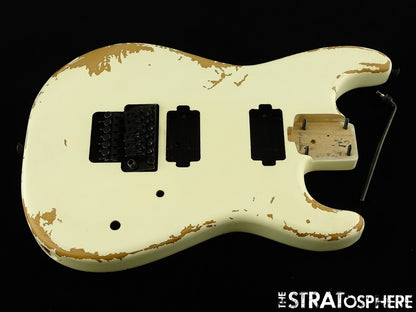 Charvel Pro Mod Relic San Dimas BODY & HARDWARE Floyd Rose Weathered White