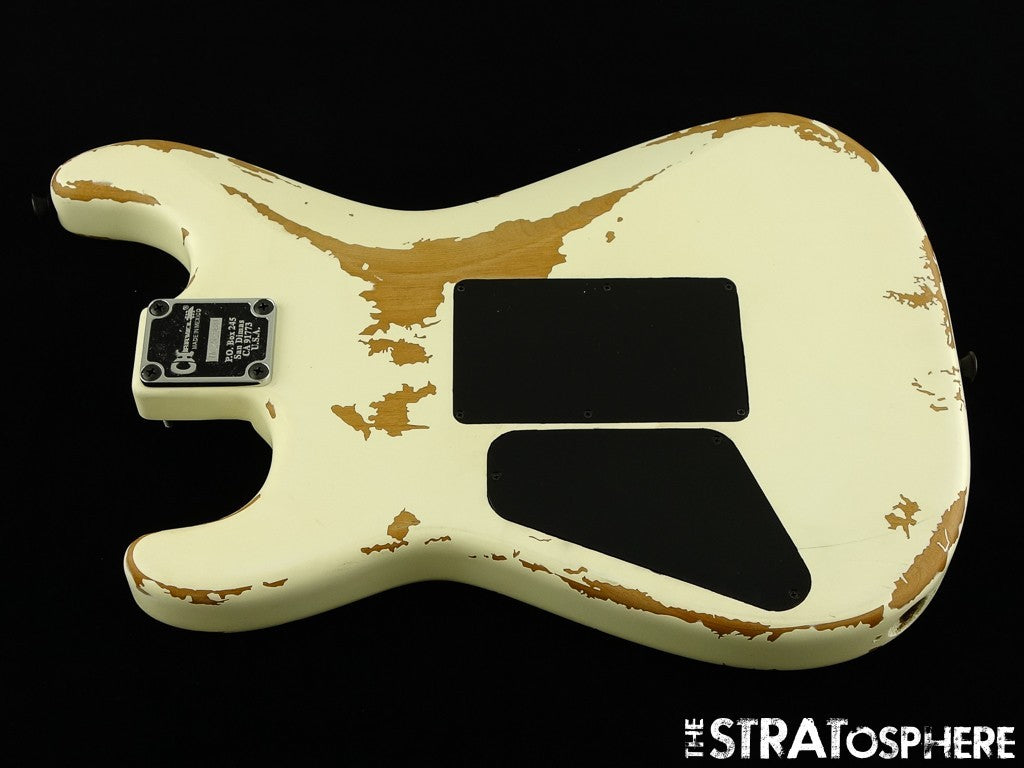Charvel Pro Mod Relic San Dimas BODY & HARDWARE Floyd Rose Weathered White