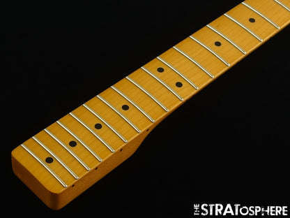 LEFTY Fender Squier Classic Vibe 50s Telecaster NECK & TUNERS, Tele Tinted Maple