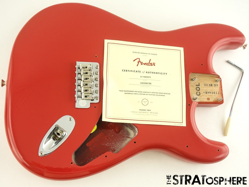 Fender American Professional Classic Strat BODY+ HARDWARE Faded Dakota Red.
