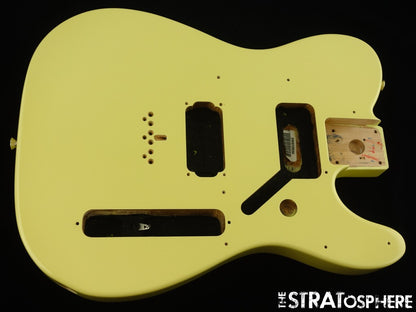 Fender Player II Telecaster HH Tele, BODY Guitar Part Alder Hialeah Yellow.