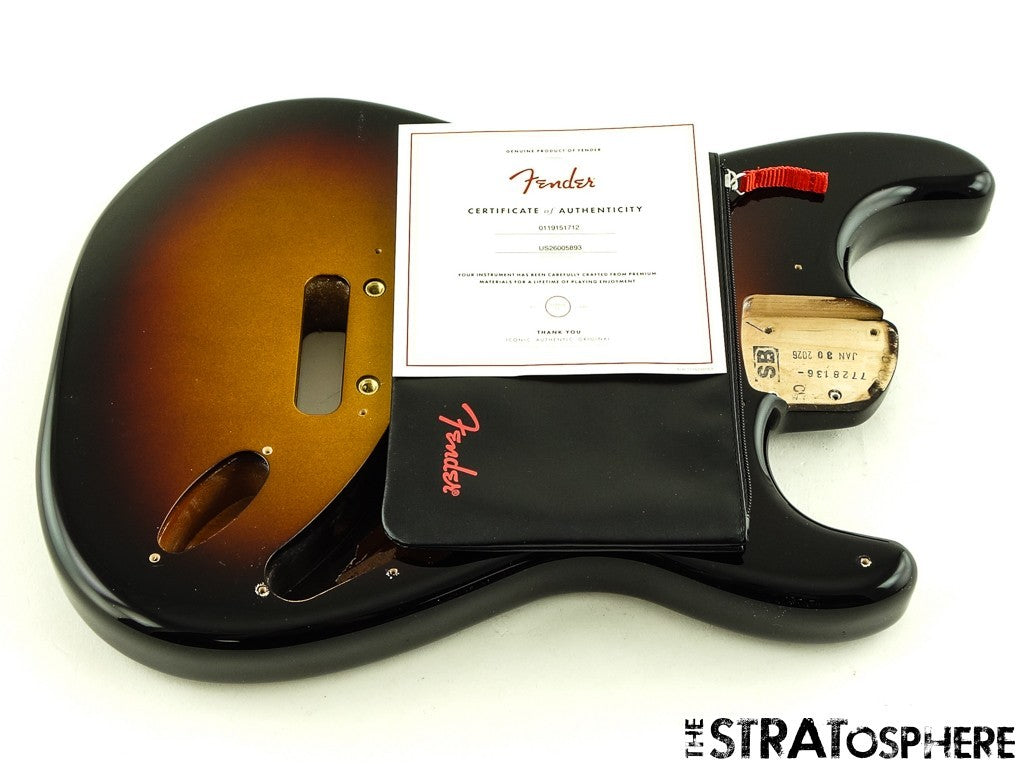 Fender American Ultra II Stratocaster Strat BODY, USA Alder Ultraburst
