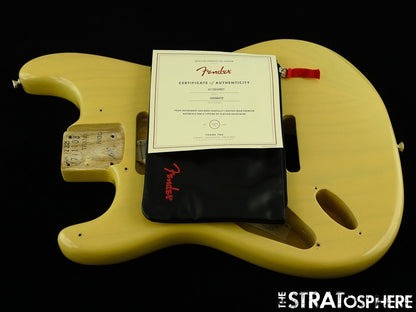 LEFTY Fender AV II American Vintage 1957 Strat BODY, ASH Vintage Blonde