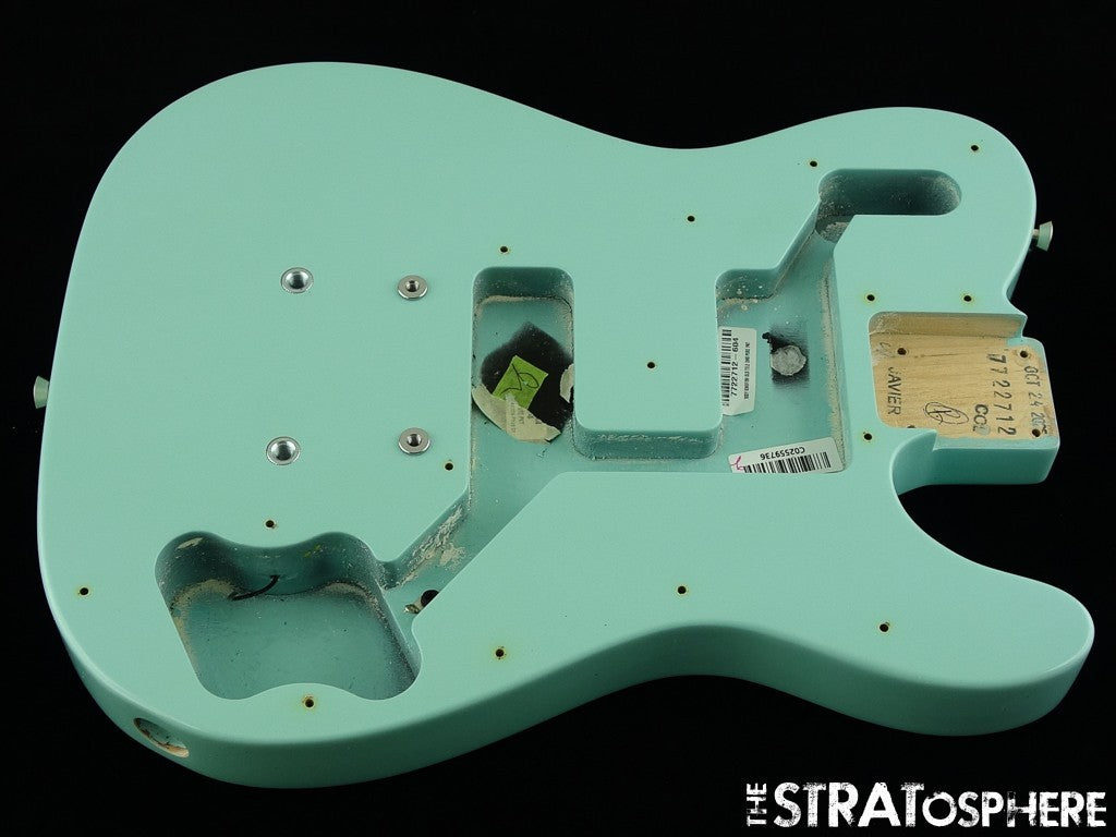 Fender American Kingfish Delta Day Telecaster Deluxe BODY Tele Alder Daphne Blue