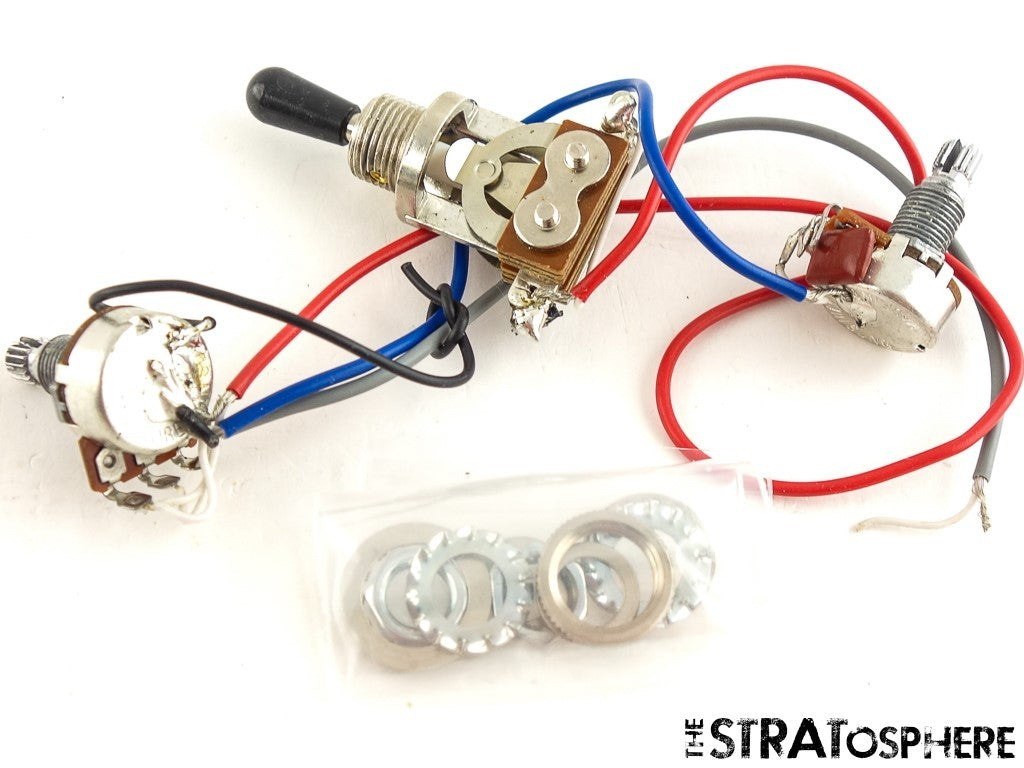 Fender Squier Affinity Series Starcaster Deluxe POTS & 3 WAY SWITCH & Wiring