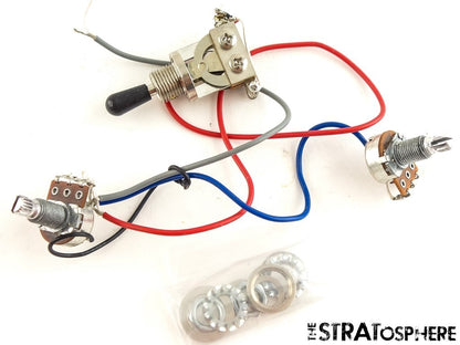 Fender Squier Affinity Series Starcaster Deluxe POTS & 3 WAY SWITCH & Wiring