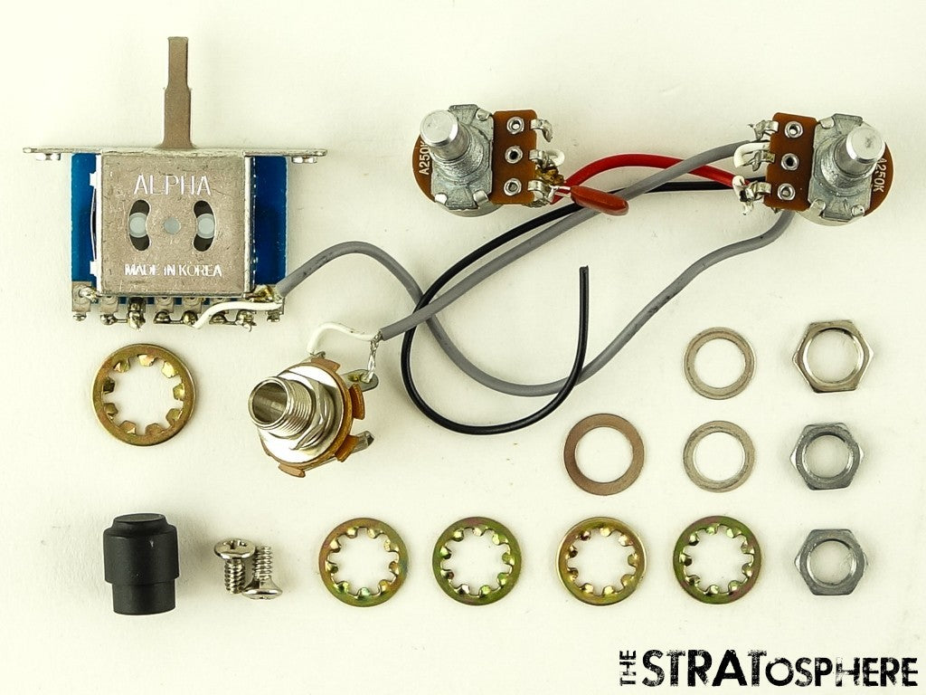 Fender Squier Affinity Jaguar Series POTS Wiring & SWITCH Guitar Parts