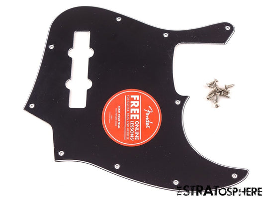 Fender Squier Affinity Active Jazz J Bass V 5 String, PICKGUARD Guitar, Black.