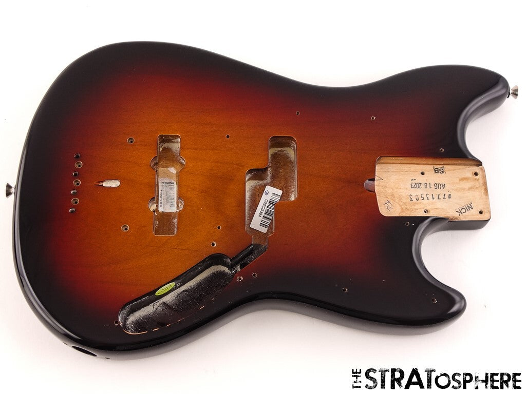 Fender American Performer Mustang Bass BODY USA Parts Sunburst.