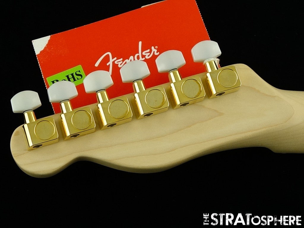 USA Fender JAMES BURTON Telecaster Tele NECK + TUNERS Maple, Satin 60s ''U'' Shape