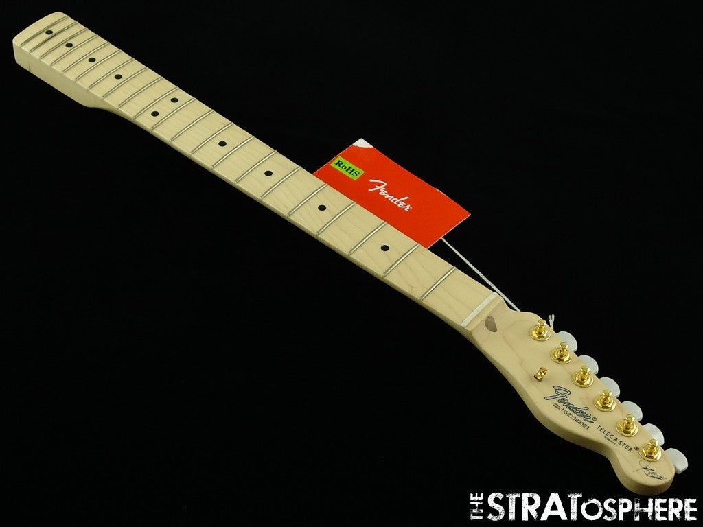 USA Fender JAMES BURTON Telecaster Tele NECK + TUNERS Maple, Satin 60s ''U'' Shape