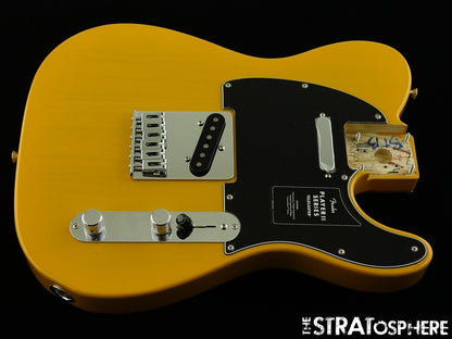 Fender Player II Telecaster Tele, LOADED ASH BODY Modern, Butterscotch Blonde
