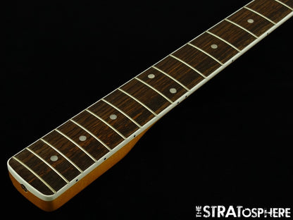 LEFTY Fender AV II American Vintage 1966 Jazz Bass NECK & TUNERS Bound Rosewood