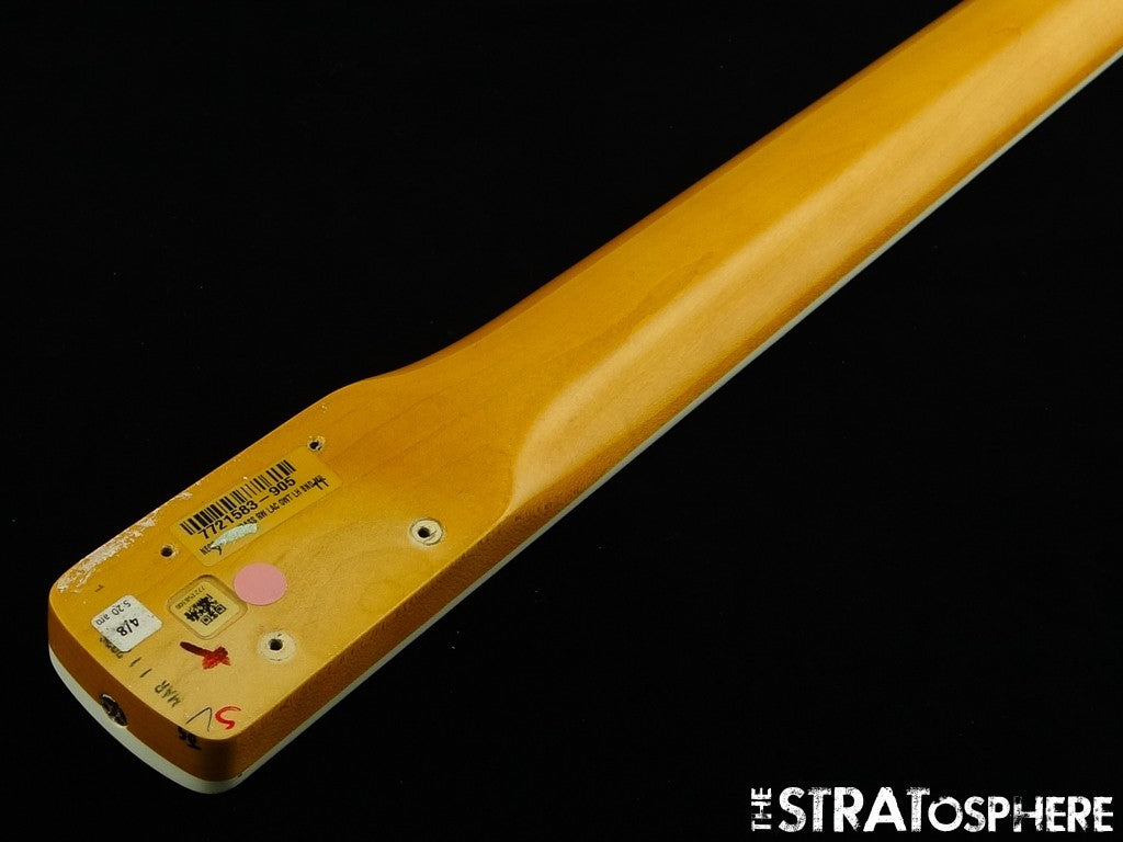 LEFTY Fender AV II American Vintage 1966 Jazz Bass NECK & TUNERS Bound Rosewood