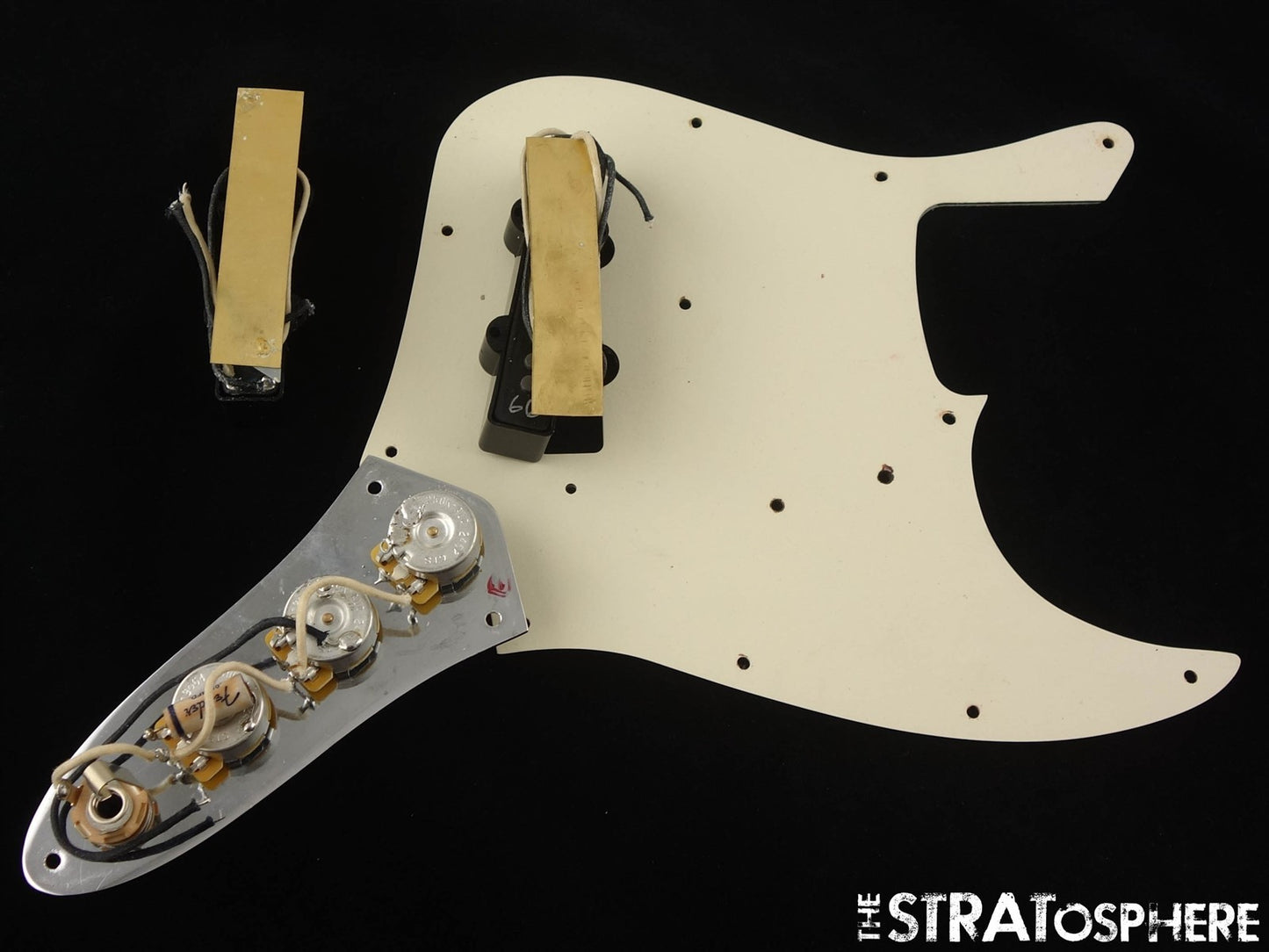 LEFTY Fender AV II American Vintage 1966 Jazz J Bass LOADED PICKGUARD, Tortoise!