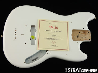 Fender American Performer Mustang Bass BODY USA Part Arctic White