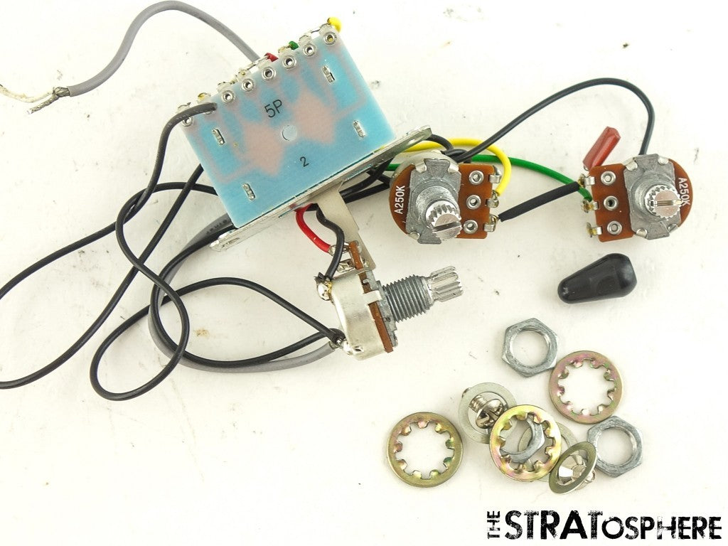 Fender Squier Affinity Series Strat, POTS Wiring & 5 SWITCH Parts, Stratocaster