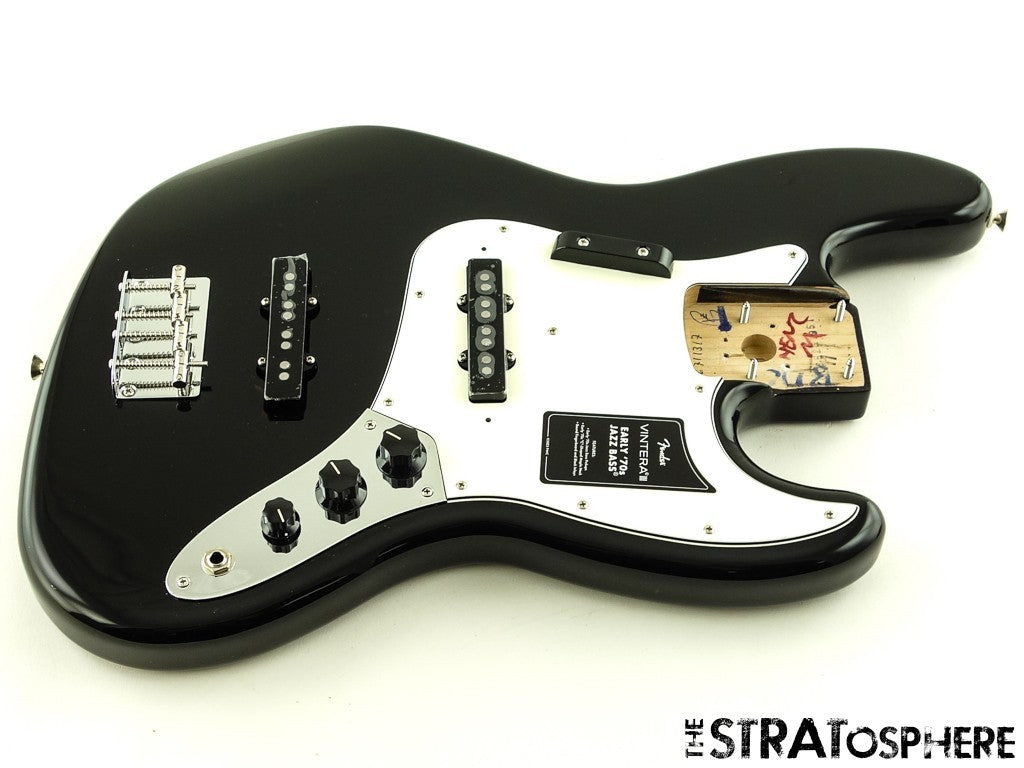 Fender Vintera III Early 70s Jazz Bass LOADED BODY Alder Black