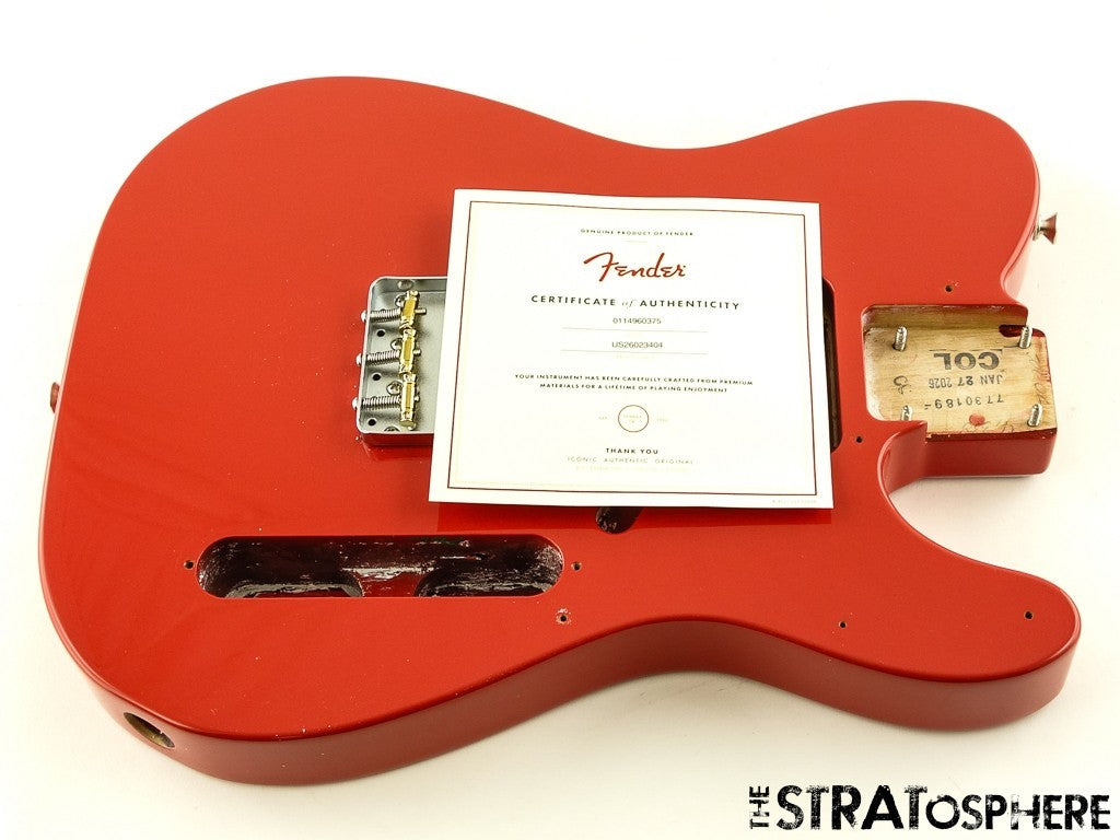 Fender American Professional Classic Tele BODY + HARDWARE Faded Dakota Red
