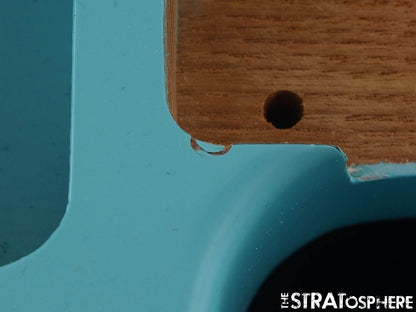 NEW Replacement BODY for Fender Telecaster Tele, Roasted Ash, Sonic Blue $10 OFF
